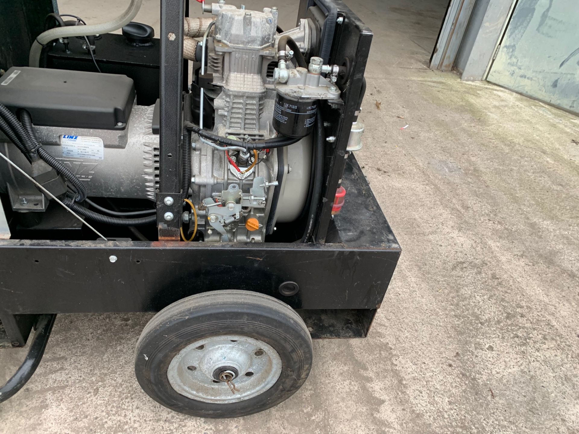 MGTP 6000 SS-Y GENERATOR, 6KvA DIESEL SINGLE PHASE 110/230v WITH 100L YANMAR ENGINE, 169 HOURS - Image 6 of 8