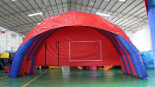 INFLATABLE STAGE COVER, TO TURN A TRAILER INTO A STAGE, LENGTH 7m x 4m HIGH *PLUS VAT*