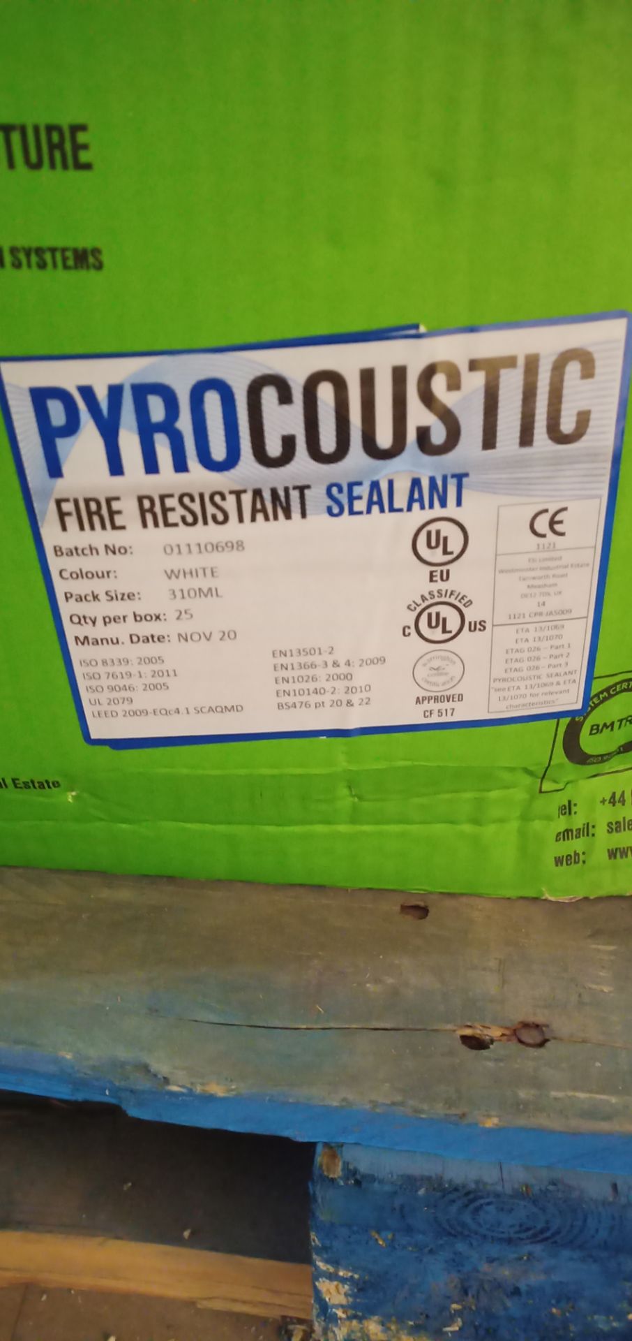 100 x BRAND NEW AND SEALED PYROCOUSTIC SEALANT, RRP £2.99 PER TUBE *PLUS VAT* - Image 5 of 5