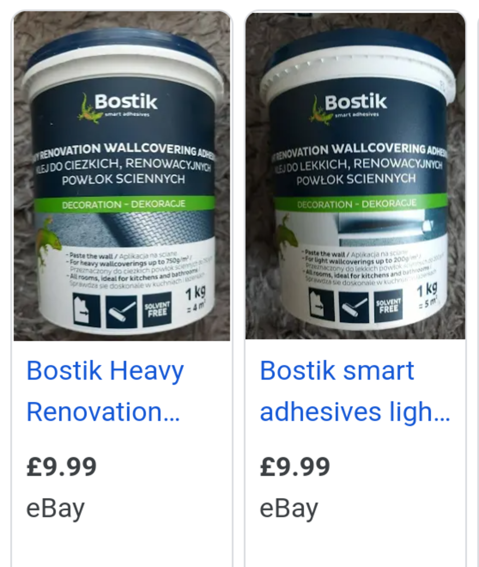 100 x BRAND NEW AND SEALED BOSTICK ADHESIVE 1kg TUBS, RRP £9.99 EACH, ALL LIQUID, NONE DRY - Image 4 of 4