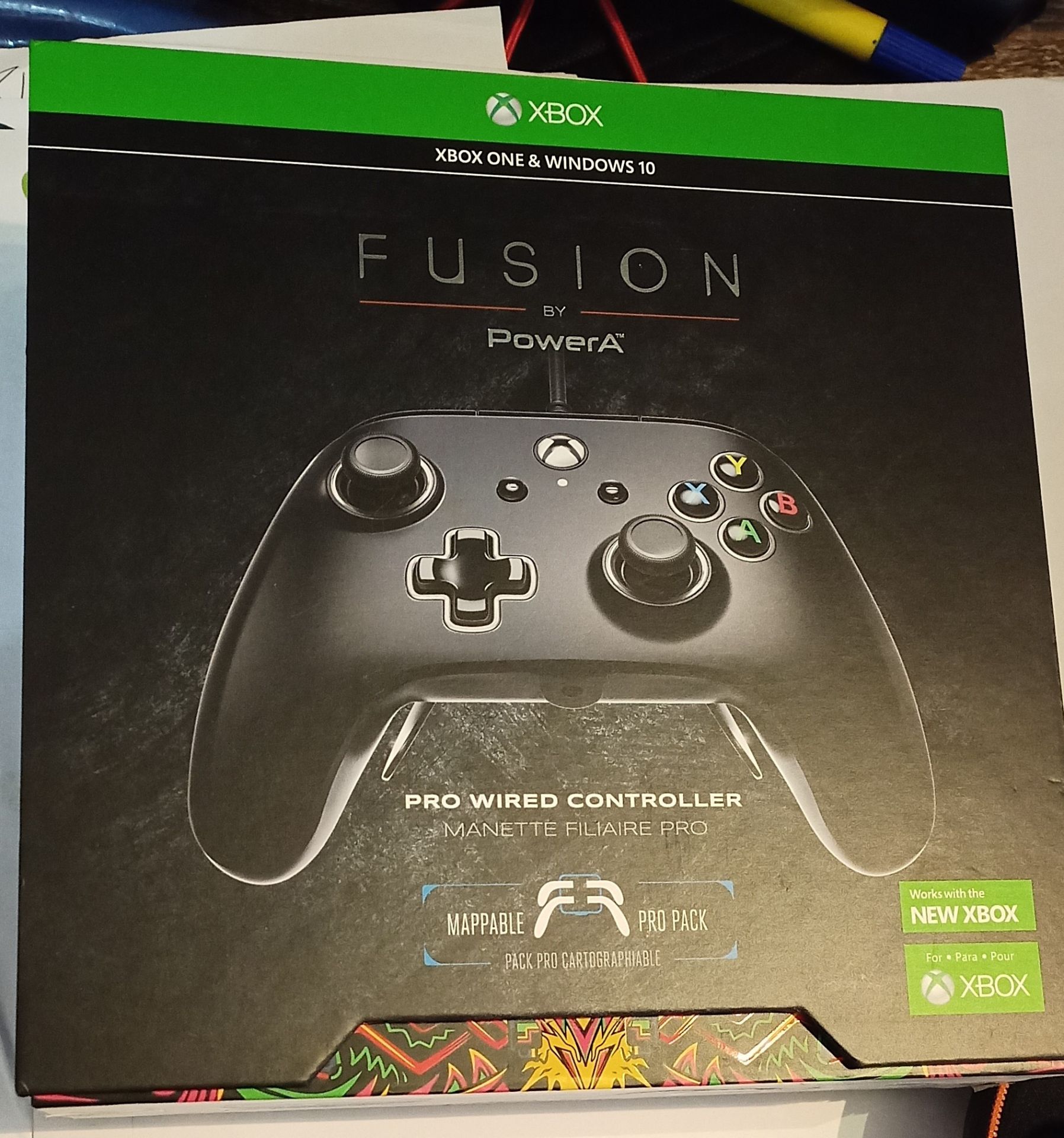 1x BOXED XBOX FUSION CONTROLLER, SIMILAR RRP £80, UNTESTED *PLUS VAT*