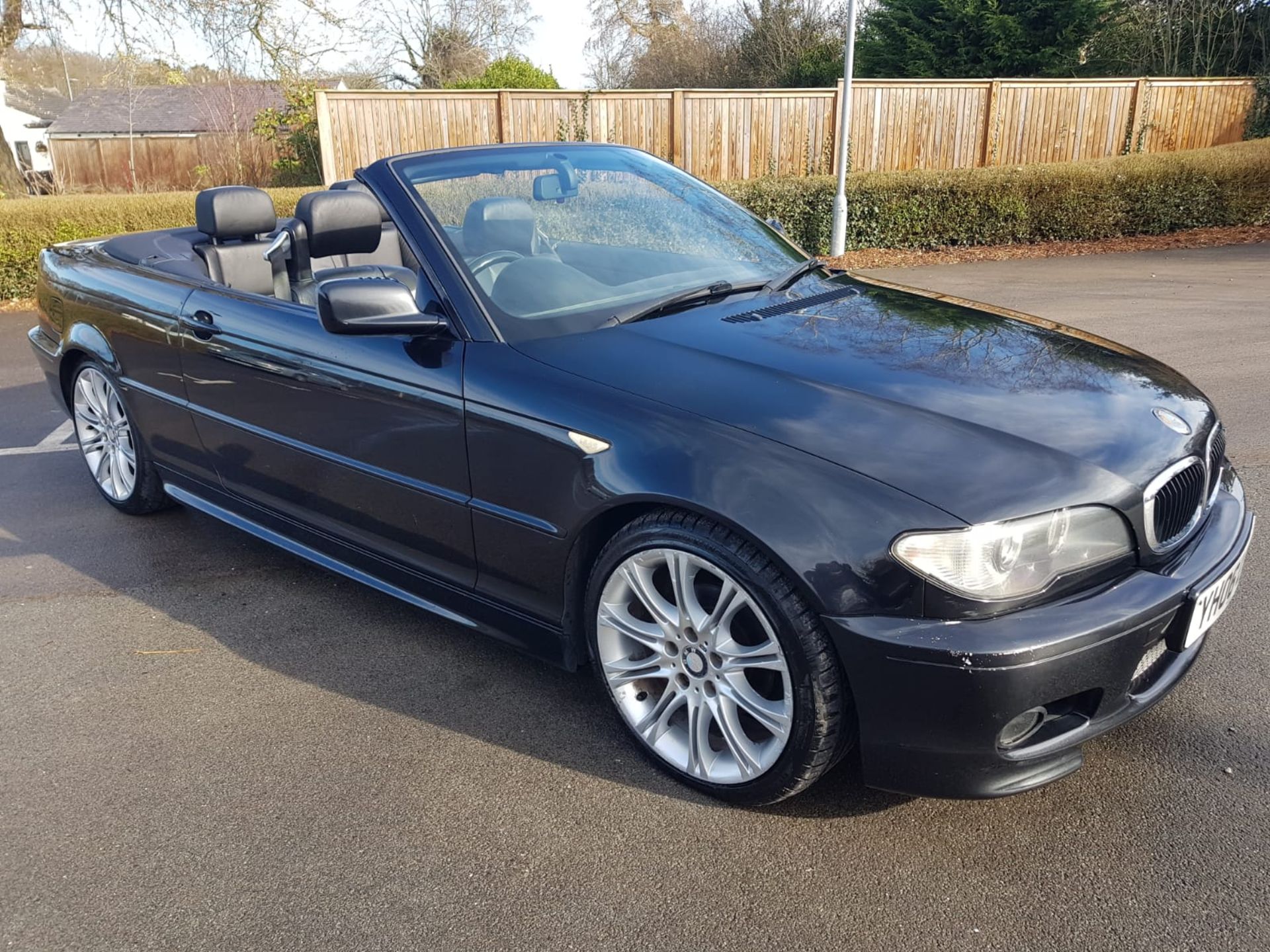 2006 BMW 318CI M SPORT AUTO BLACK CONVERTIBLE, 117,231 MILES *NO VAT*