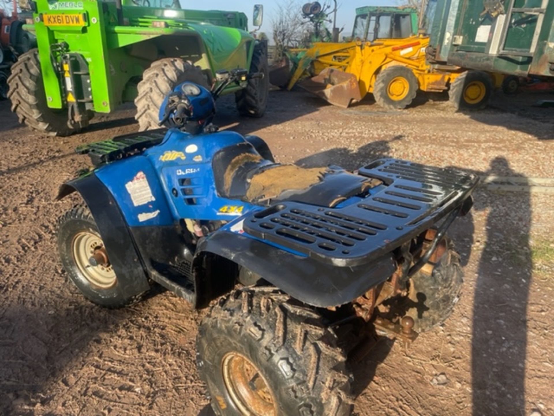 POLARIS D-BAT DIESEL 4WHEEL DRIVE QUAD ATV, LIQUID COOLED, RUNS AND DRIVES *NO VAT* - Image 5 of 5