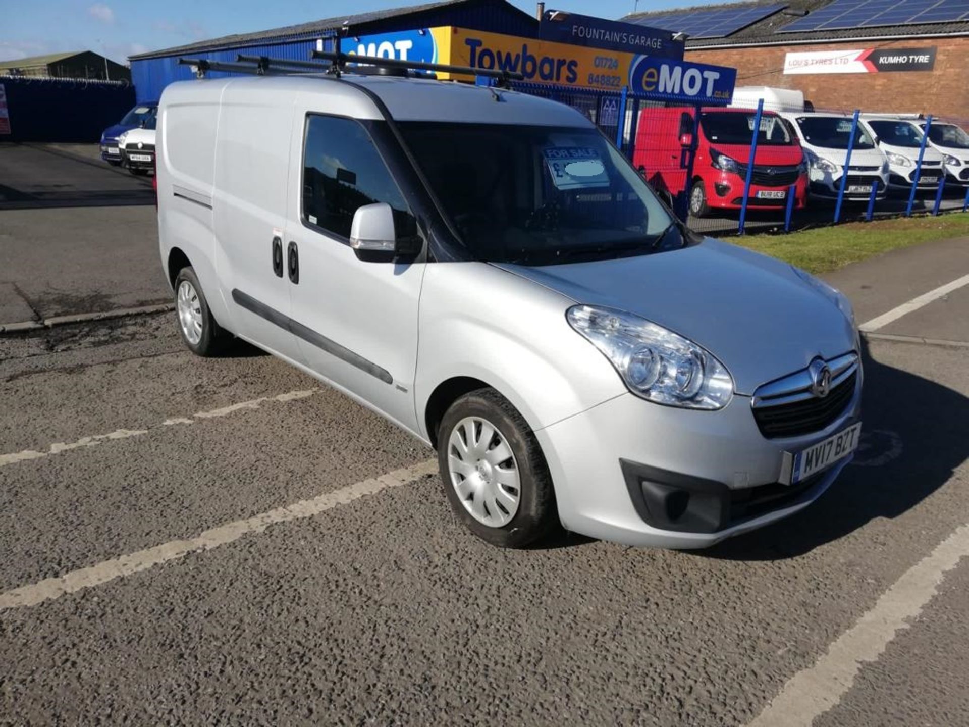 2017 VAUXHALL COMBO 2300 SPORT CDTI ECO l2 SILVER PANEL VAN, EURO 6, 87K MILES *PLUS VAT*