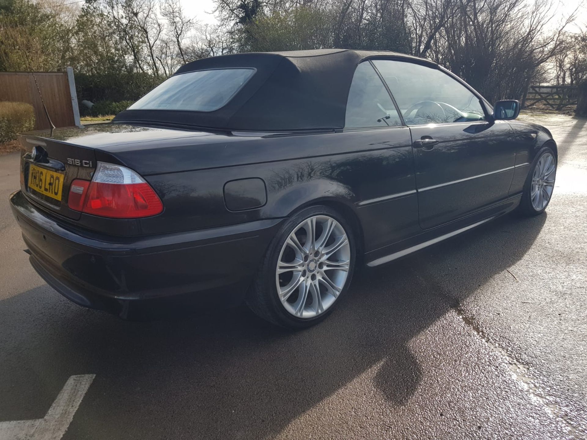 2006 BMW 318CI M SPORT AUTO BLACK CONVERTIBLE, 117,231 MILES *NO VAT* - Image 9 of 27