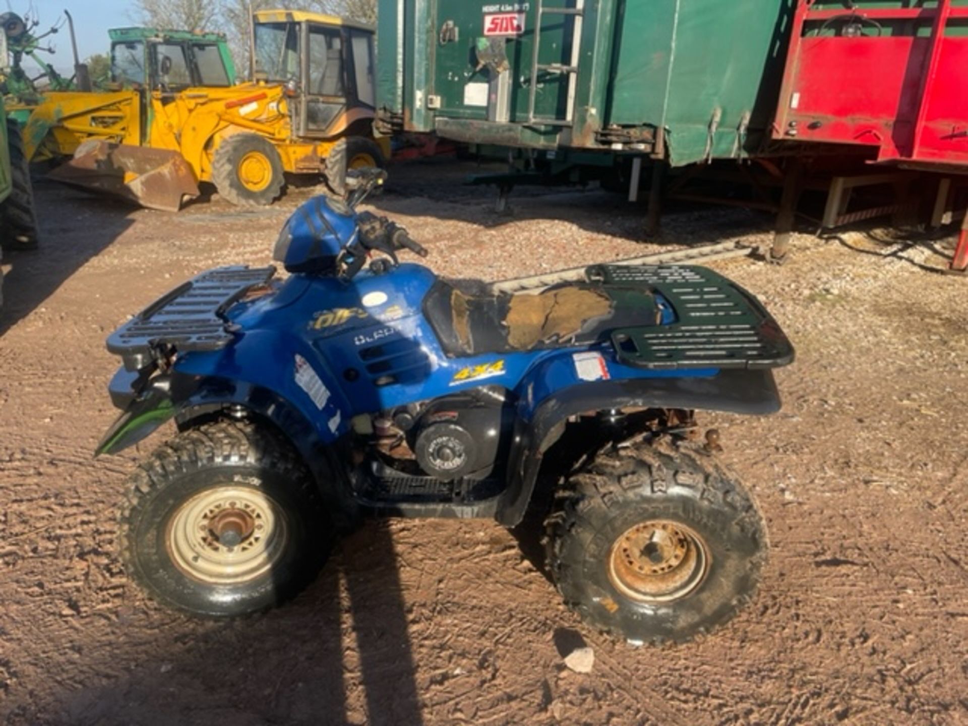 POLARIS D-BAT DIESEL 4WHEEL DRIVE QUAD ATV, LIQUID COOLED, RUNS AND DRIVES *NO VAT* - Image 3 of 5