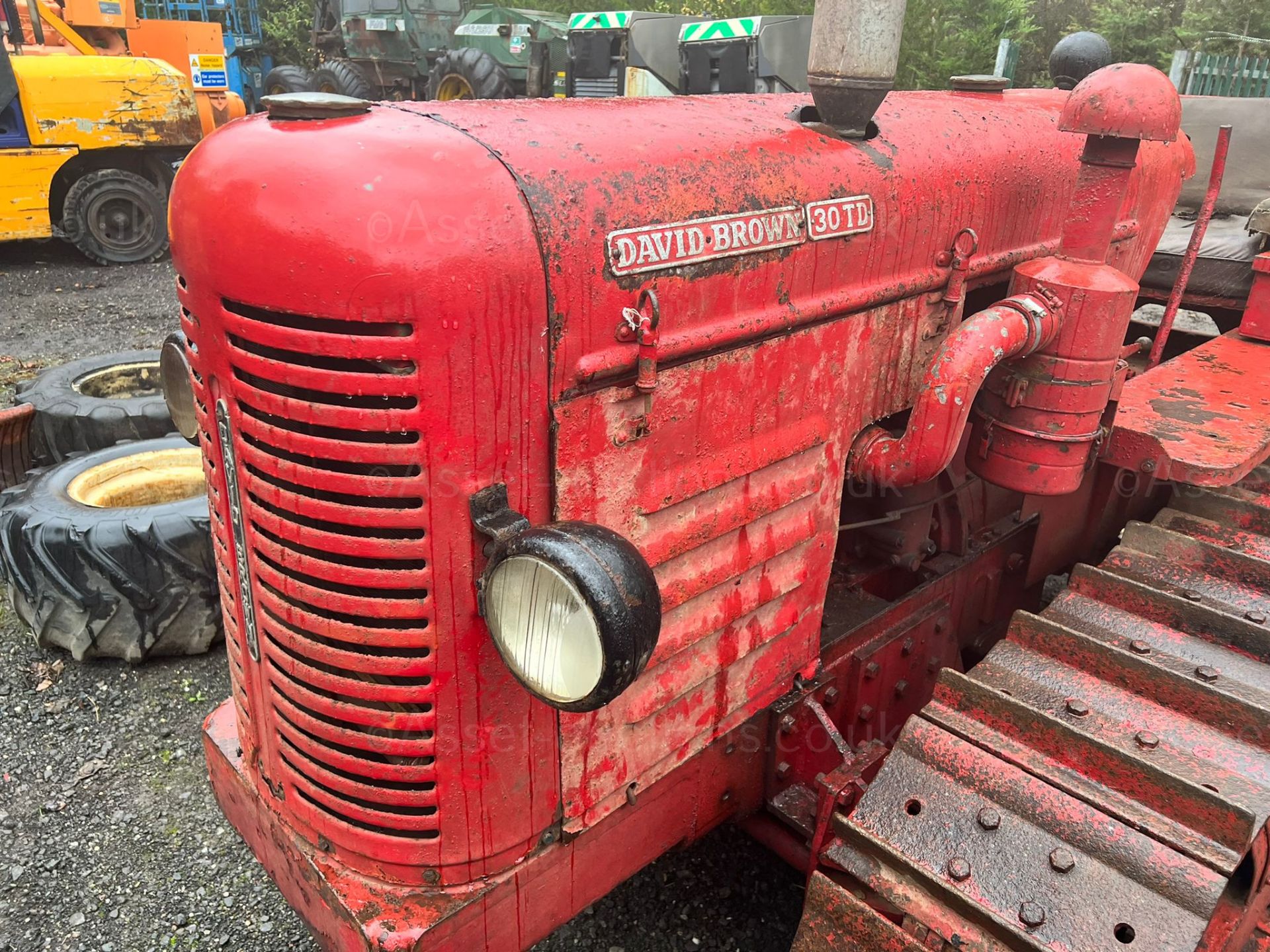 DAVID BROWN 30TD 36HP TRACKED CRAWLER TRACTOR, RUNS AND DRIVES, REAR PTO AND TOWBAR *PLUS VAT* - Image 10 of 12