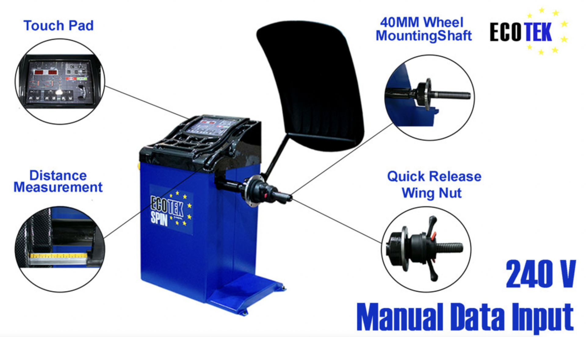 MC - NEW ! ECOTEK WHEEL BALANCER - Image 6 of 9