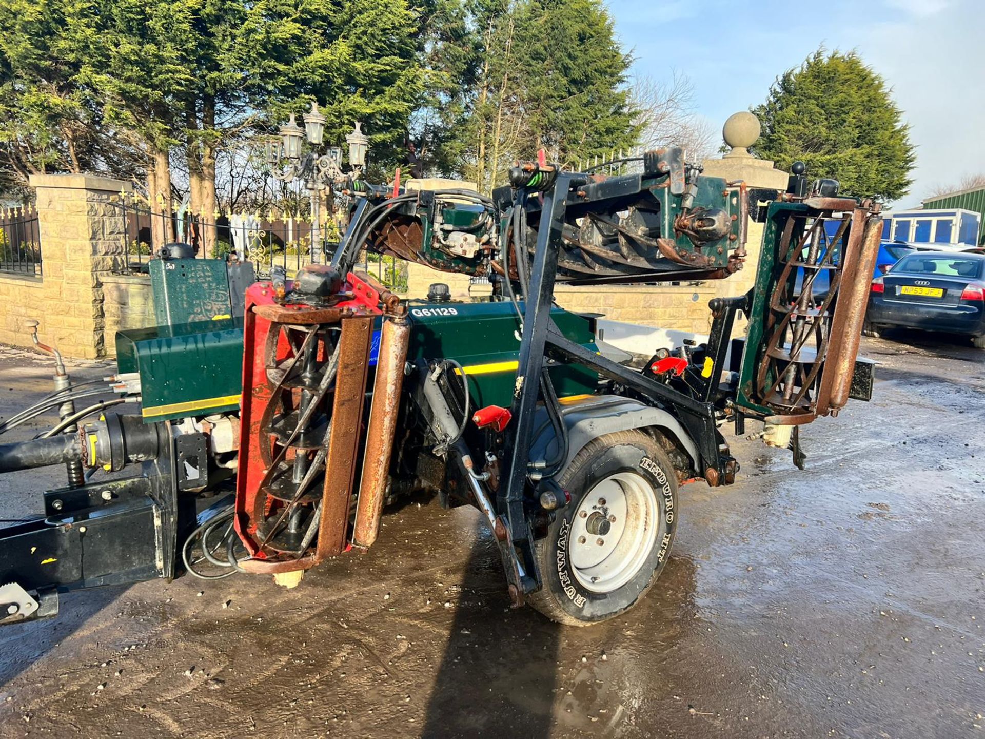 HAYTER TM749 7 GANG SINGLE AXLE TOW BEHIND CYLINDER MOWER, PTO DRIVEN, JOCKEY WHEEL *PLUS VAT* - Image 2 of 15