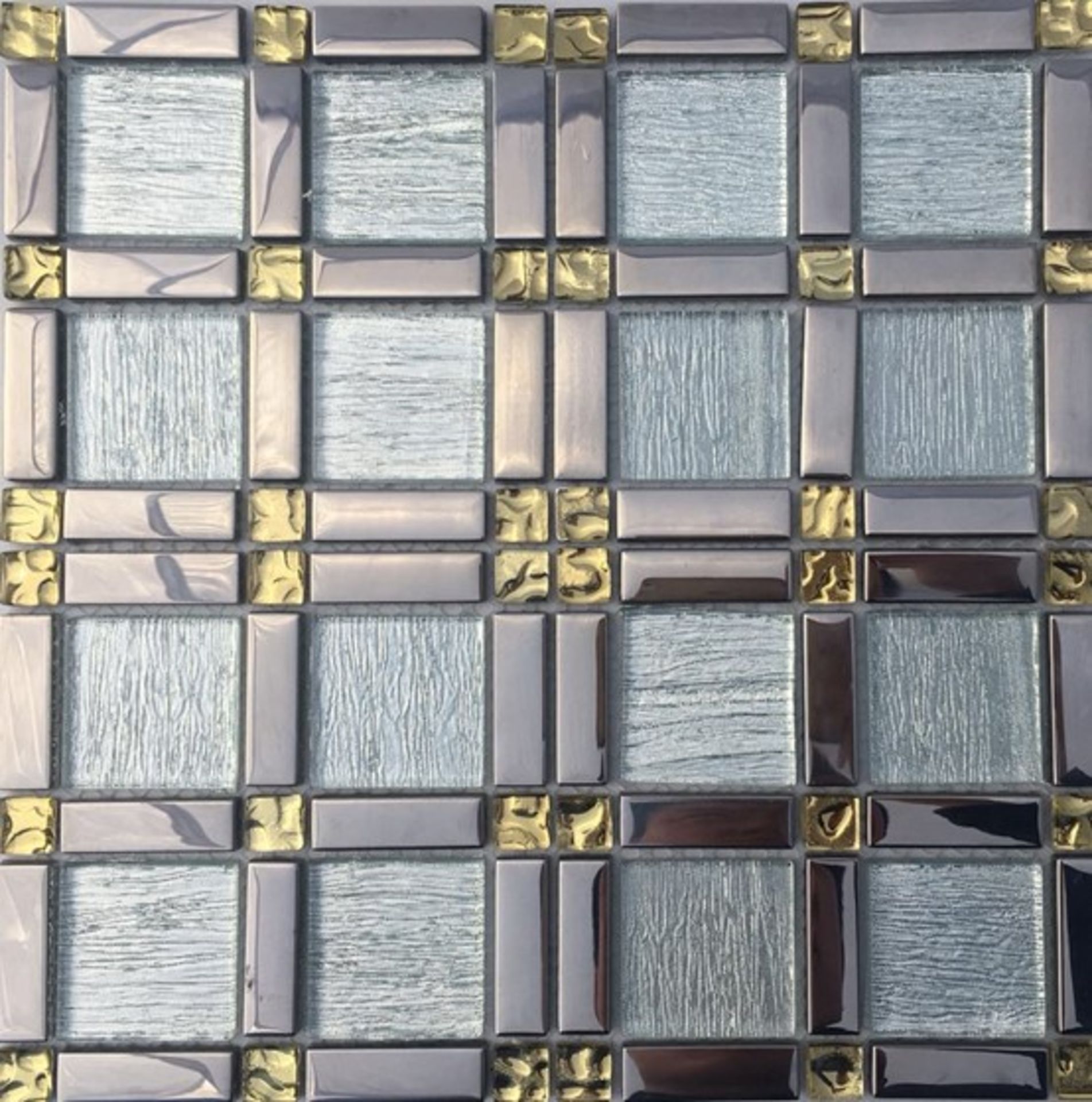1 Pallet of 48 SQM (528 Sheets) Stock Clearance High Quality Glass Mosaic Tiles *PLUS VAT*