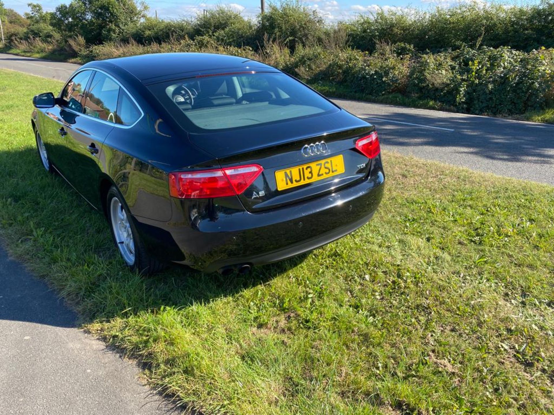 NO RESERVE 2013 AUDI A5 TDI BLACK SPORTBACK / HATCHBACK, SHOWING 216k MILES, 2.0 DIESEL *NO VAT* - Image 2 of 14