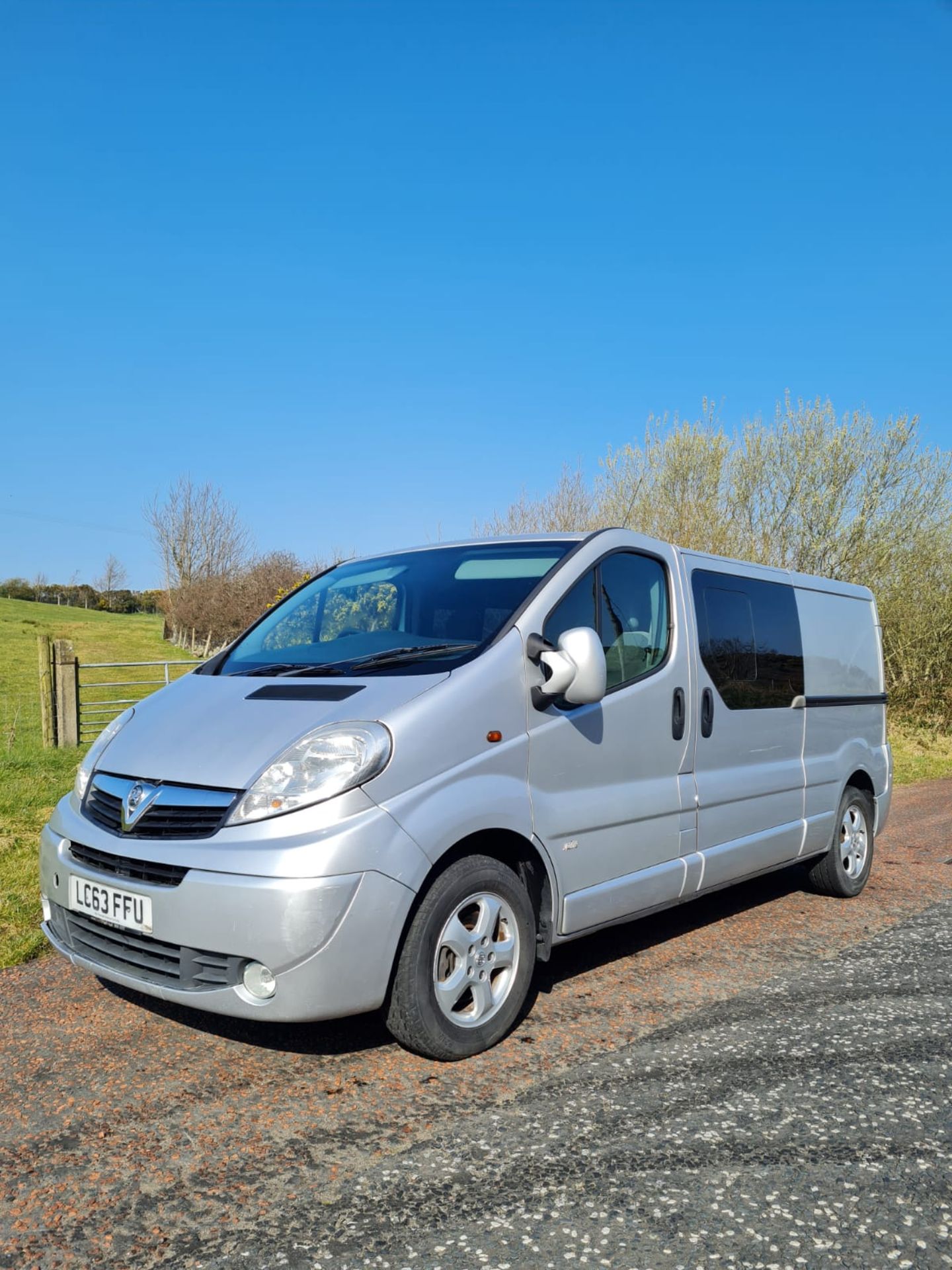 2013/63 VAUXHALL VIVARO 2900 SPORTIVE CDTI LWB SILVER PANEL VAN, 2.0 DIESEL *NO VAT*