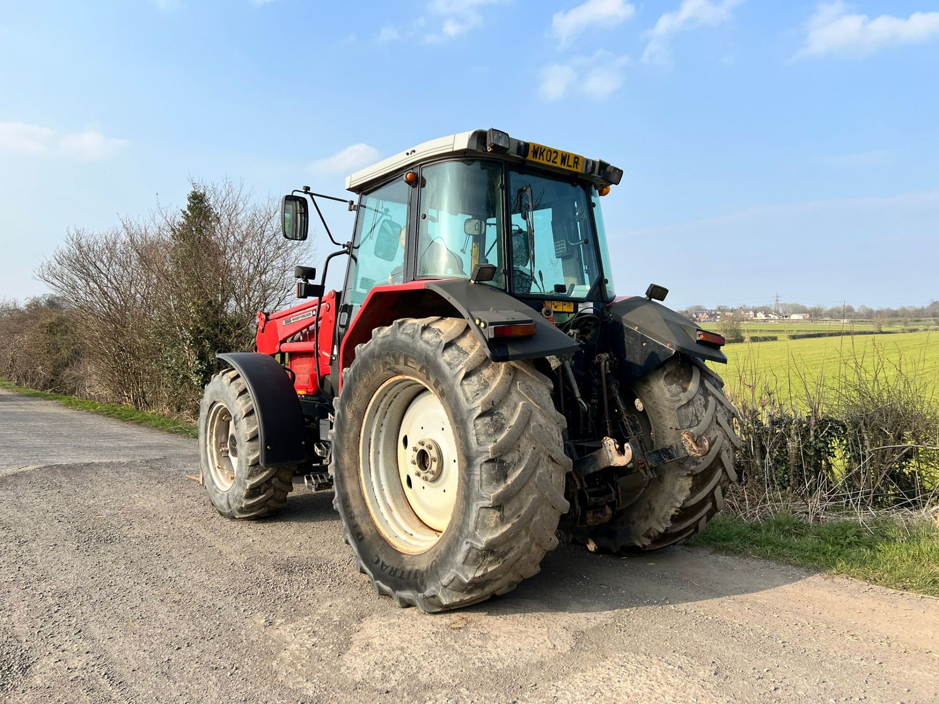 2002 Massey Ferguson 6270 100HP 4WD Tractor With Massey Ferguson 866 Front Loader And Bale Spike - Image 5 of 20