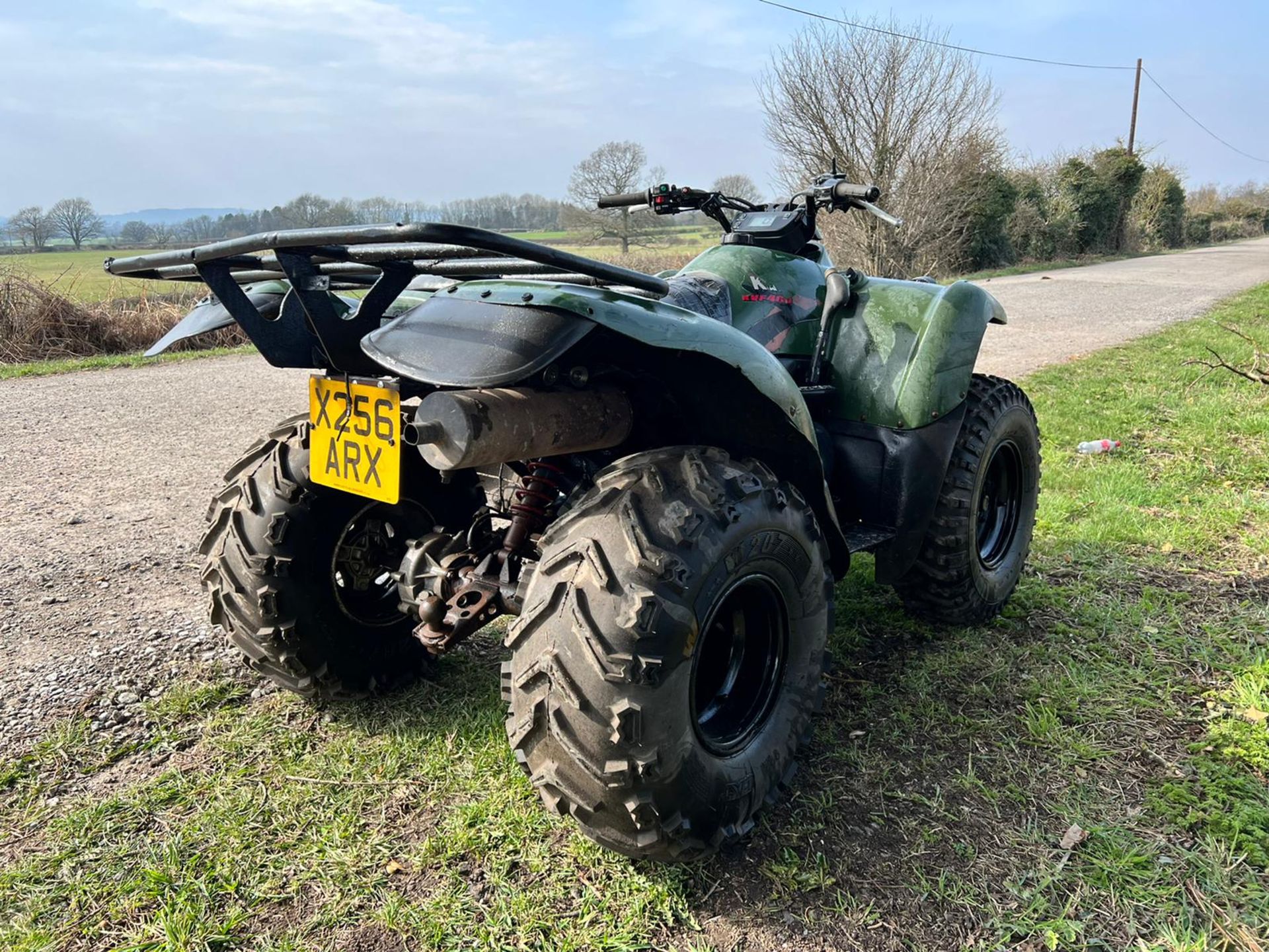 KAWASAKI KVF400 FARM QUAD BIKE, 4 WHEEL DRIVE, ROAD REGISTERED *PLUS VAT* - Image 5 of 16