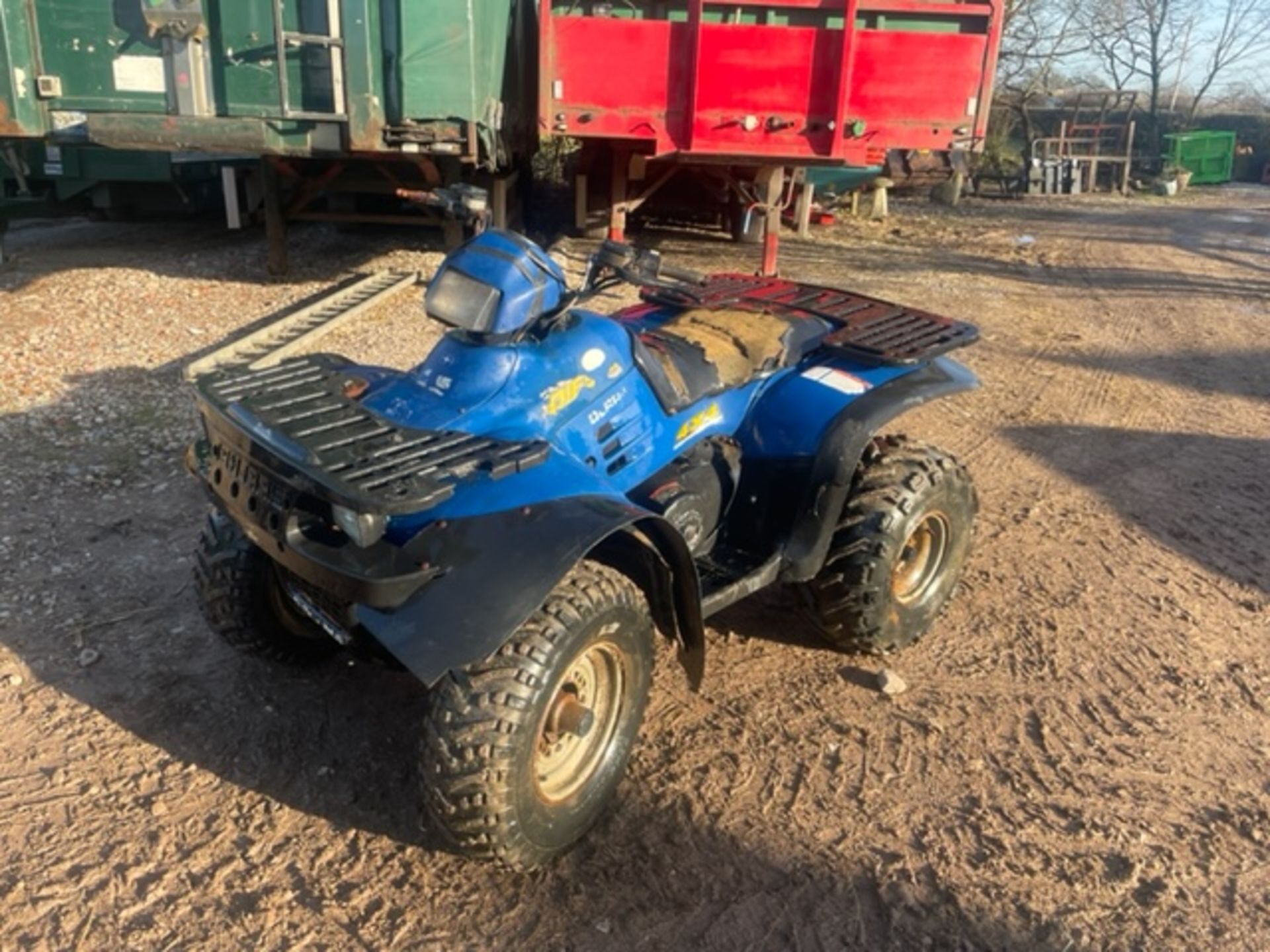 POLARIS D-BAT DIESEL 4WHEEL DRIVE QUAD ATV, LIQUID COOLED, RUNS AND DRIVES *NO VAT*