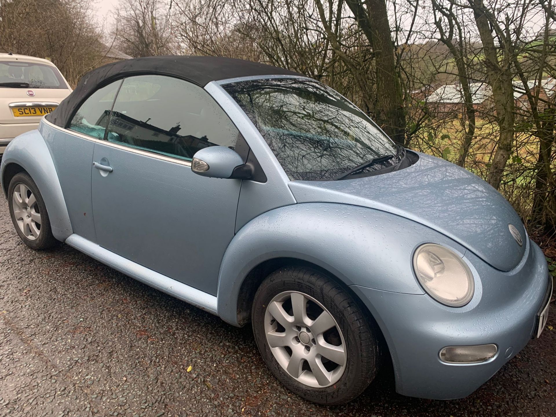 2003 VOLKSWAGEN BEETLE CABRIOLET BLUE CONVERTIBLE, HIGH SPEC, 110,801 MILES *NO VAT* - Image 3 of 19