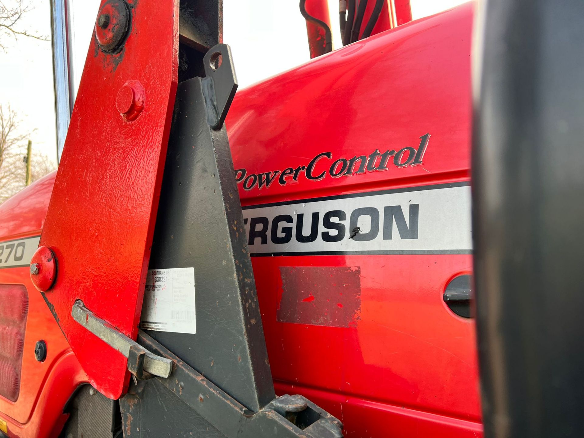 2002 Massey Ferguson 6270 100HP 4WD Tractor With Massey Ferguson 866 Front Loader And Bale Spike - Image 12 of 20