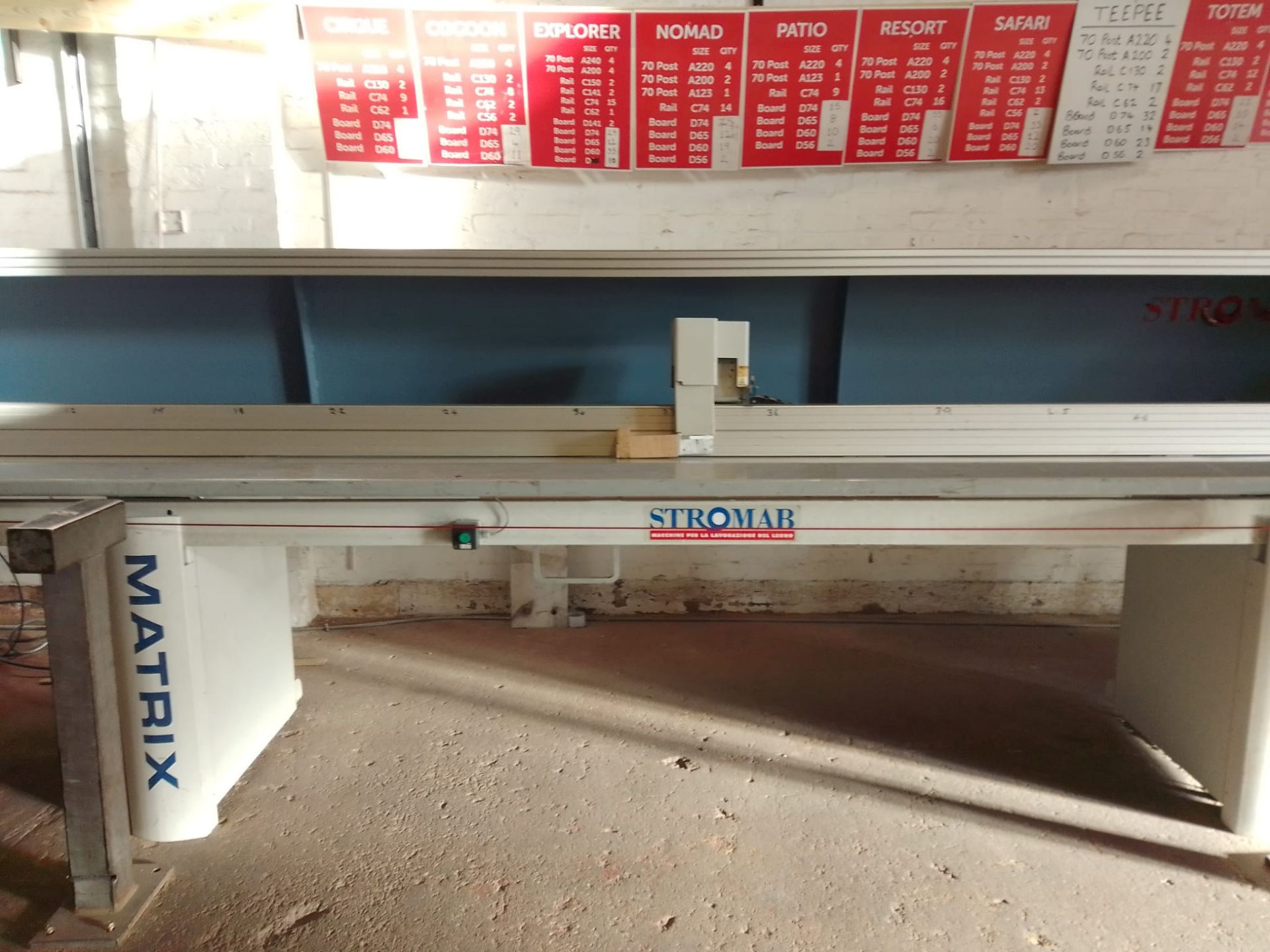 STROMAB MATRIX FAST 500 HIGH SPEED AUTOMATIC CROSSCUT SAW, 6 METRE BED *PLUS VAT* - Image 5 of 9
