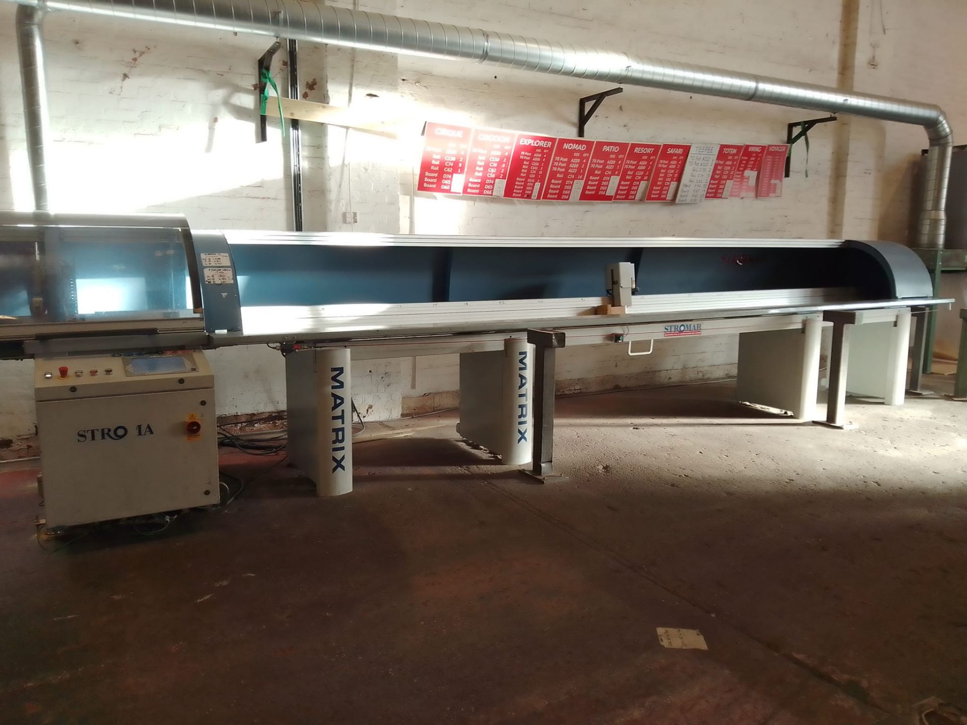 STROMAB MATRIX FAST 500 HIGH SPEED AUTOMATIC CROSSCUT SAW, 6 METRE BED *PLUS VAT* - Image 2 of 9