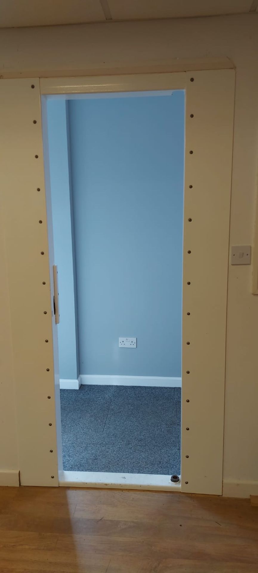 HEAVY STEEL CELL DOOR & FRAME To fit door opening of 2050mm x 930mm, NO RESERVE *NO VAT* - Image 9 of 9