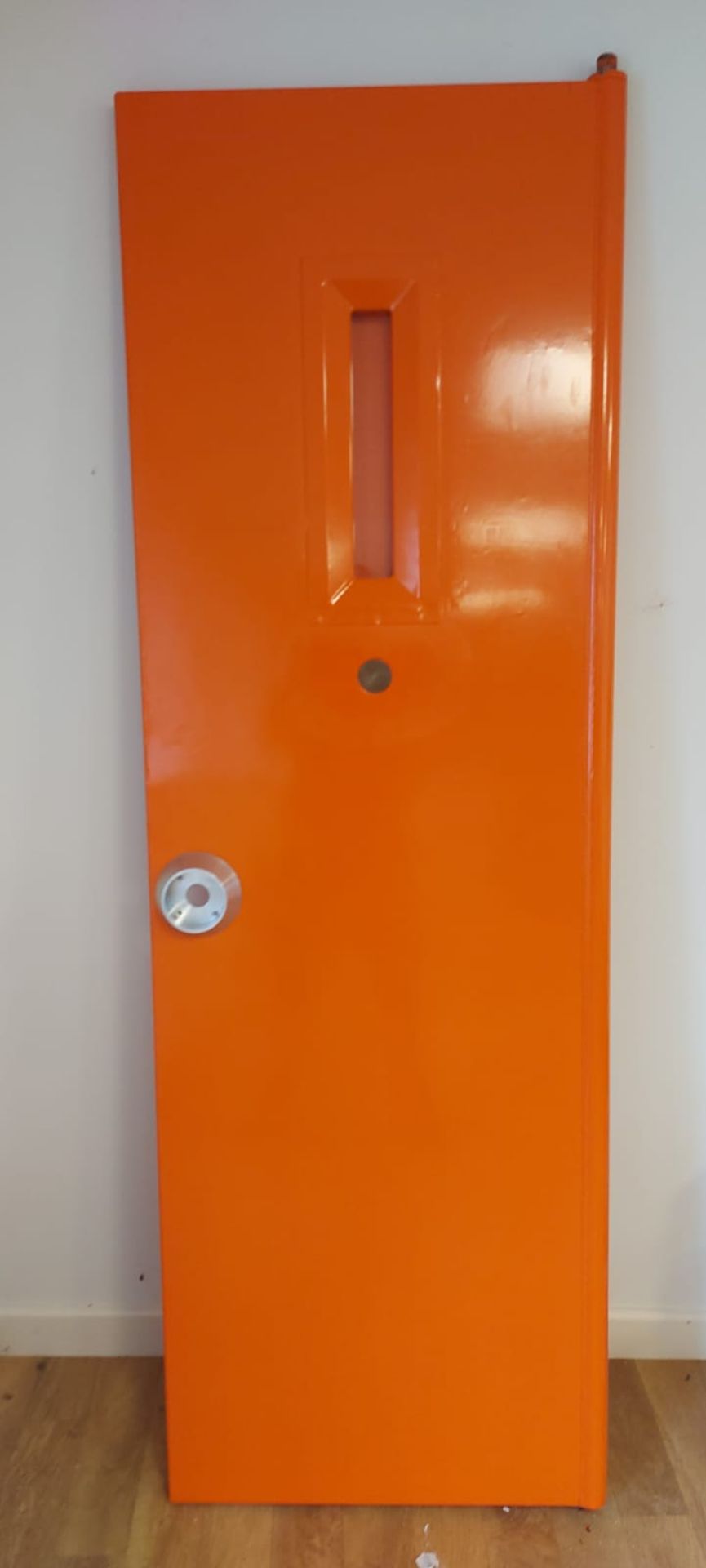 HEAVY STEEL CELL DOOR & FRAME To fit door opening of 2050mm x 930mm, NO RESERVE *NO VAT*