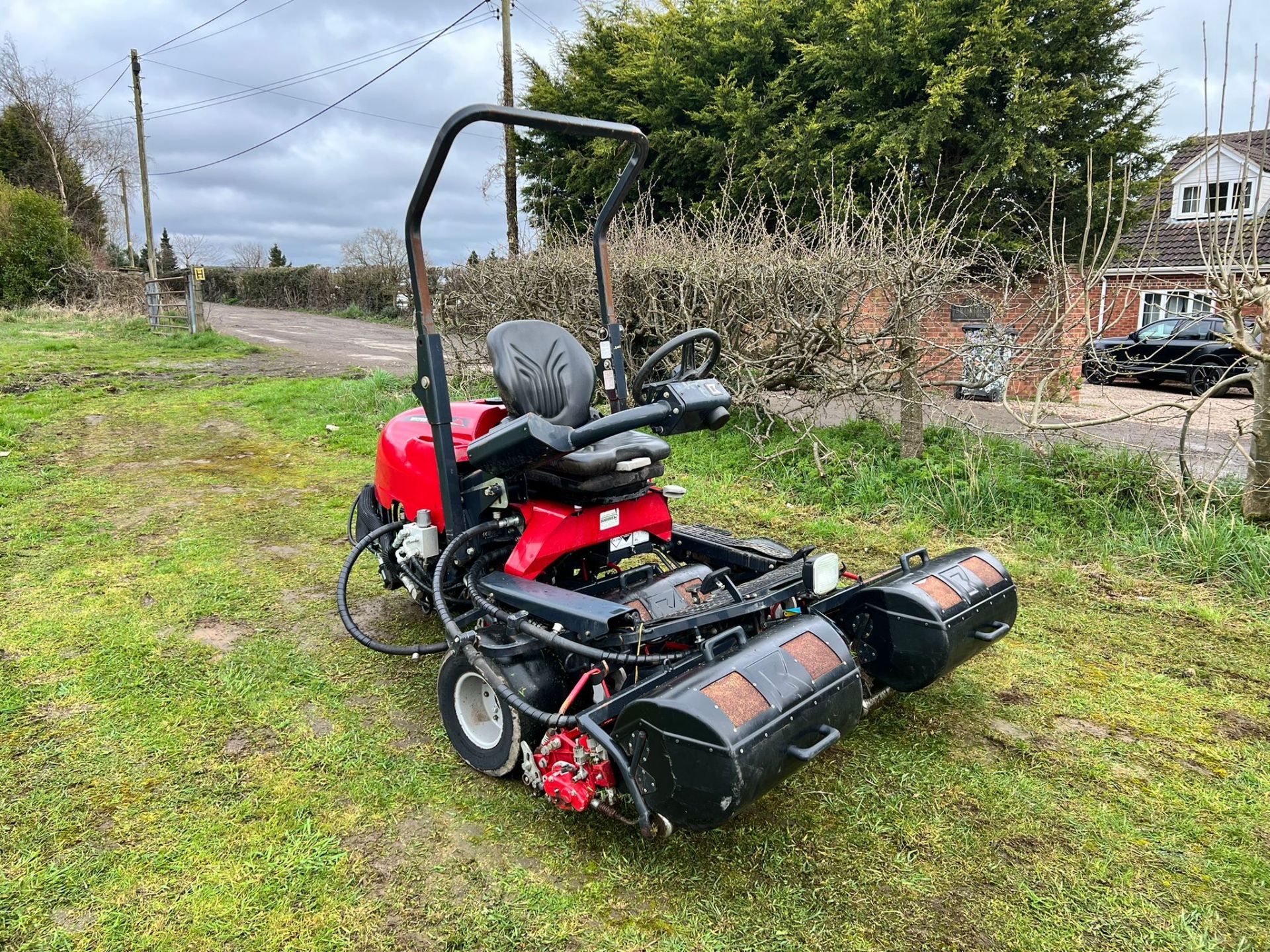 2014 Baroness LM315GC 3WD Diesel Cylinder Mower With Grass Boxes, Runs Drives Cuts Collects