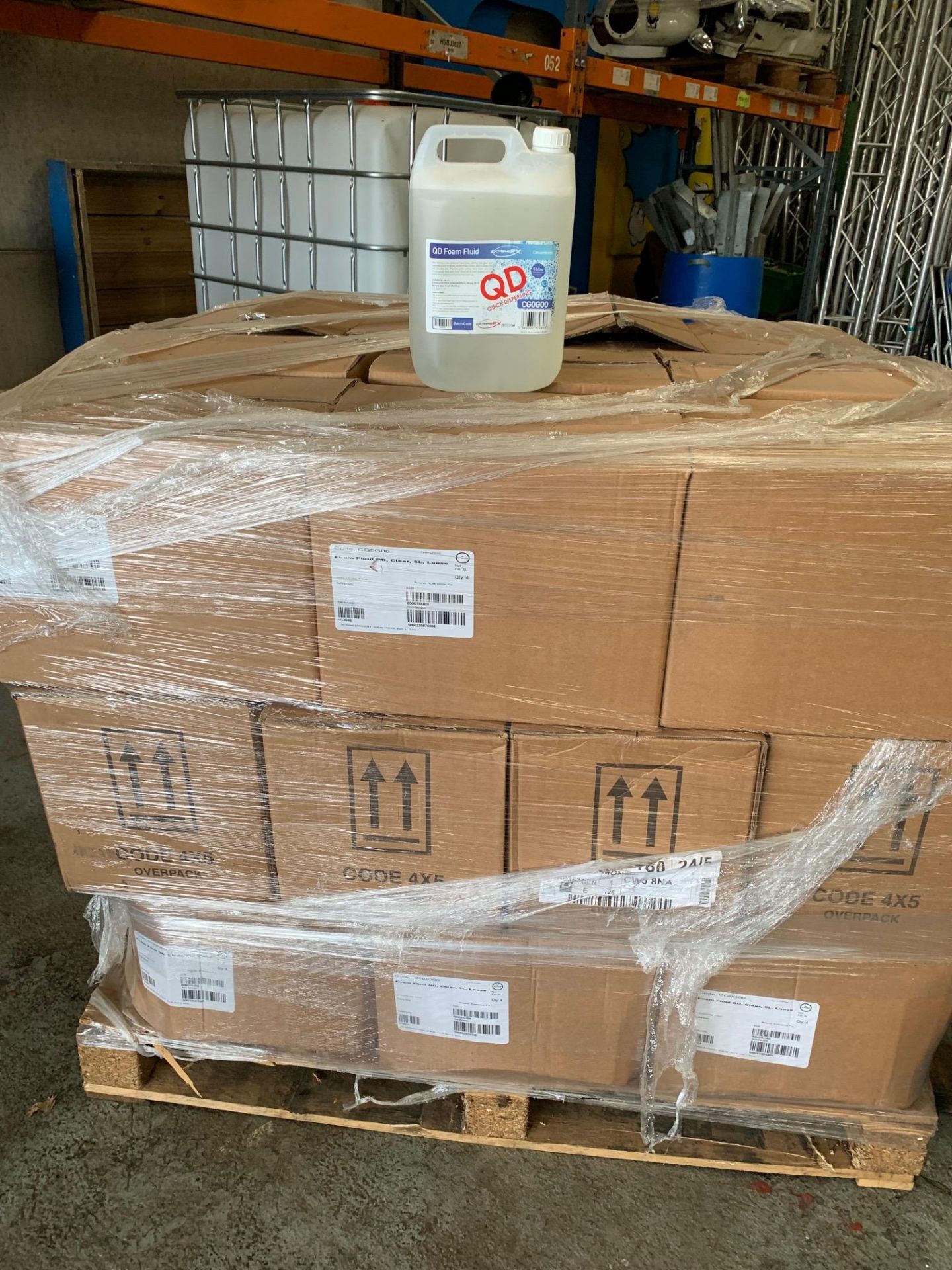 1 PALLET x 30 BOXES OF 4 FOAM FLUID, QUICK DISPERSING CONCENTRATE, 5 LITRE DRUMS *PLUS VAT* - Image 2 of 2