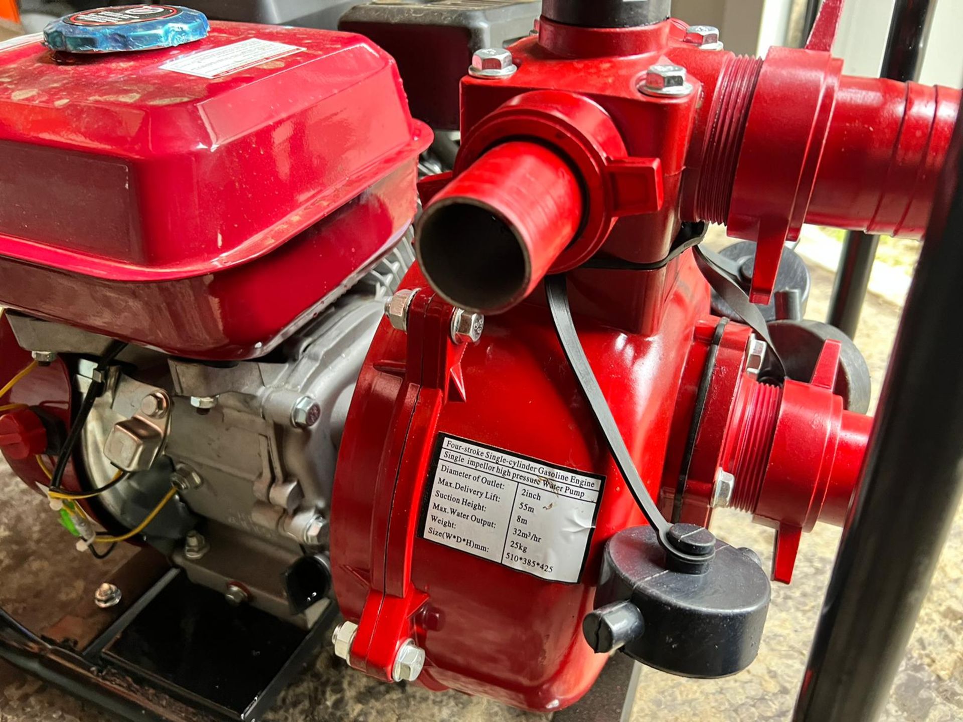 New And Unused LBHP20 High Pressure 2” Water Pump, 7HP Petrol Engine *PLUS VAT* - Image 10 of 11