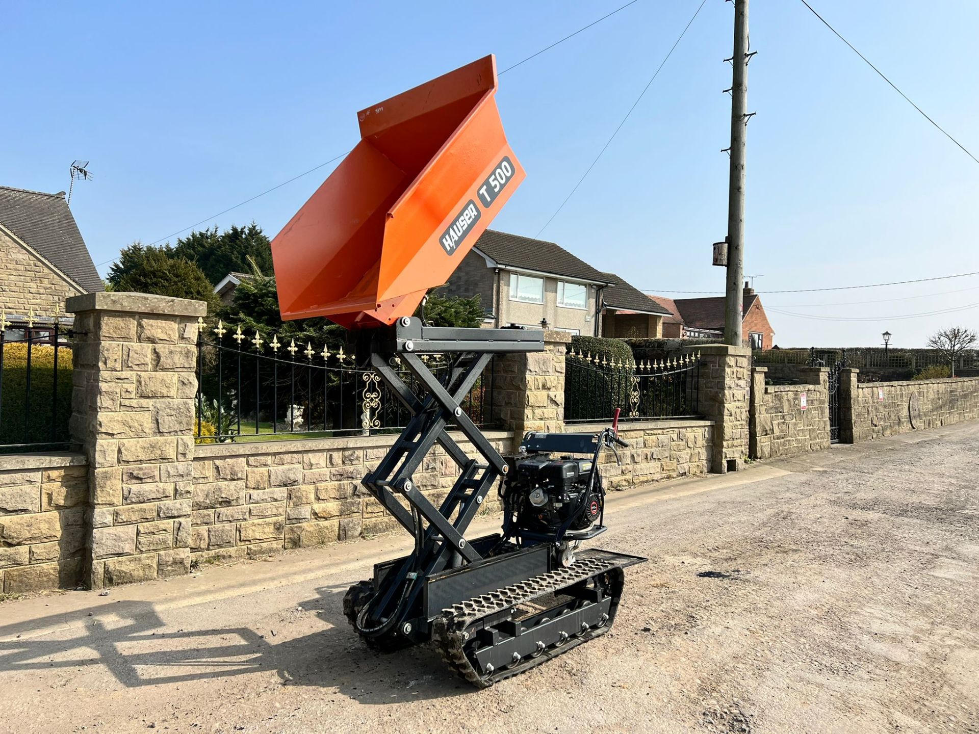 New And Unused Hauser T500 Stand On/Walk Behind Tracked Dumper *PLUS VAT*