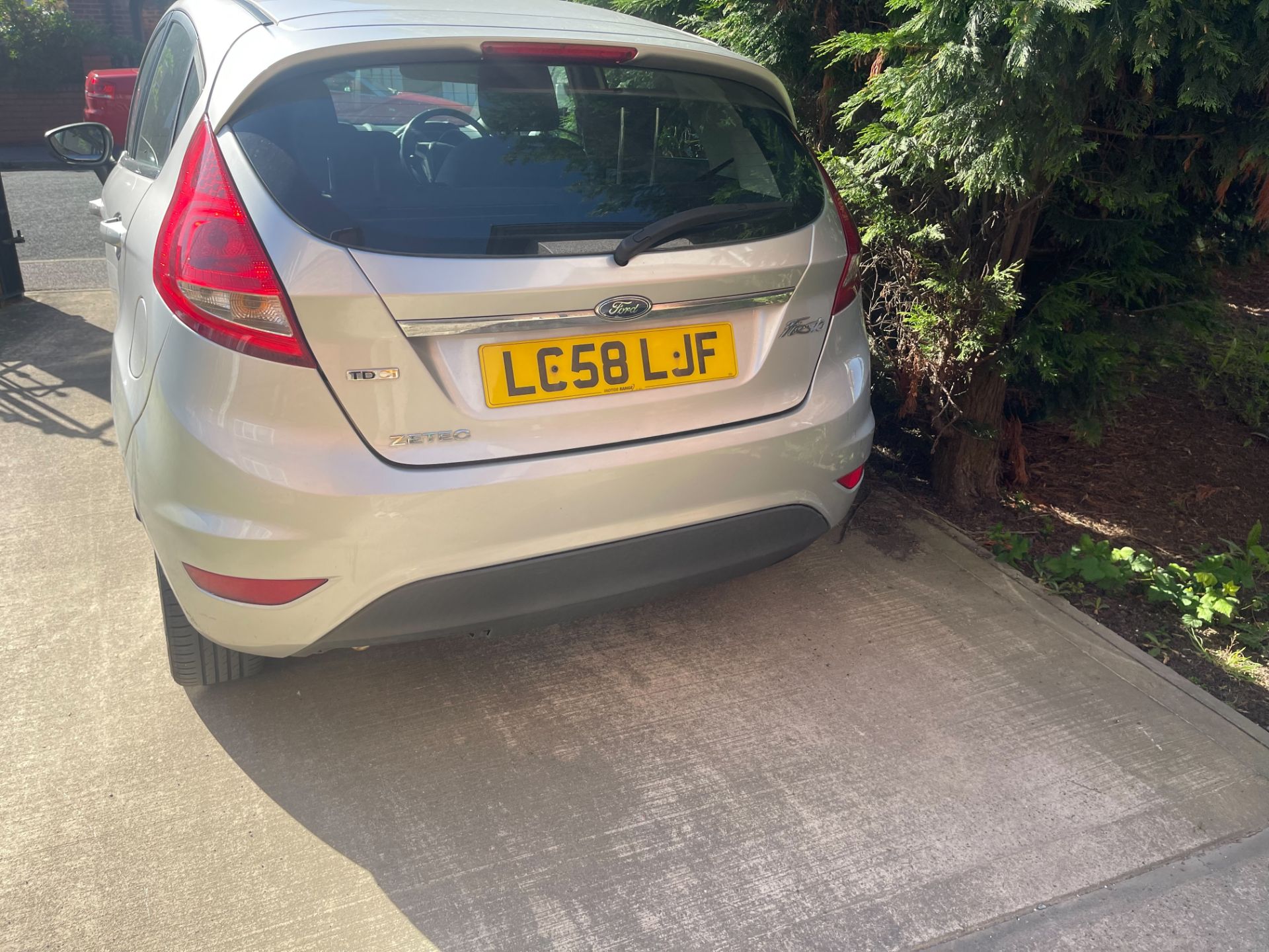 2008/58 FORD FIESTA ZETEC 90 TDCI SILVER HATCHBACK, 134,000 MILES *NO VAT* - Image 4 of 7