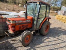 Kubota 40hp L3250 compact tractor, 2300 genuine hours with clock working. All works as it should