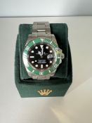 ROLEX OYSTER PERPETUAL DATE WATCH, C/W BOX *NO VAT*