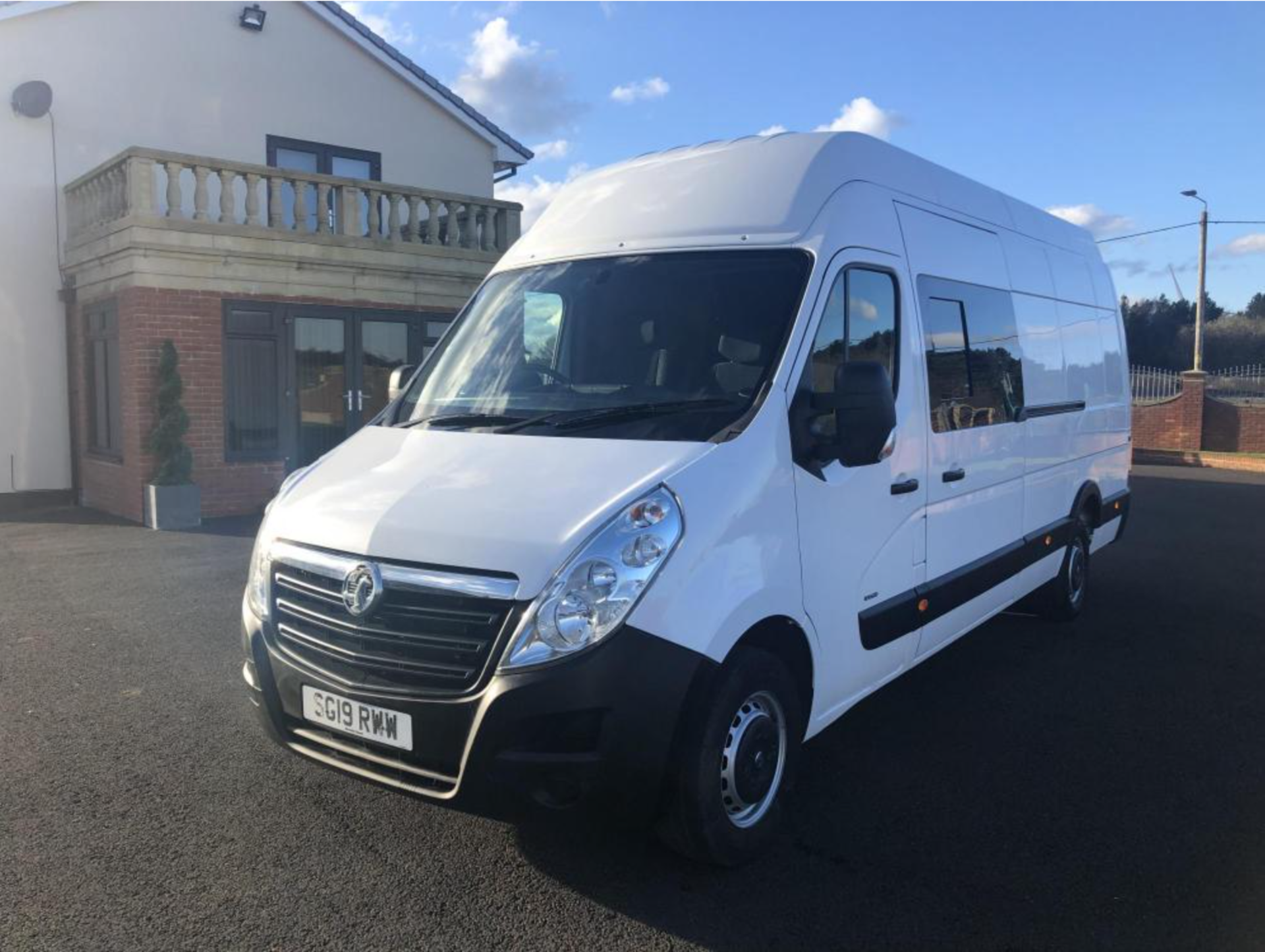 2019 Vauxhall movano 140 bhp bi turbo long and high crew van, euro 6, 120.000 miles *PLUS VAT* - Image 2 of 17