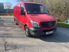 2013/63 MERCEDES-BENZ SPRINTER 313 CDI RED PANEL VAN *NO VAT*