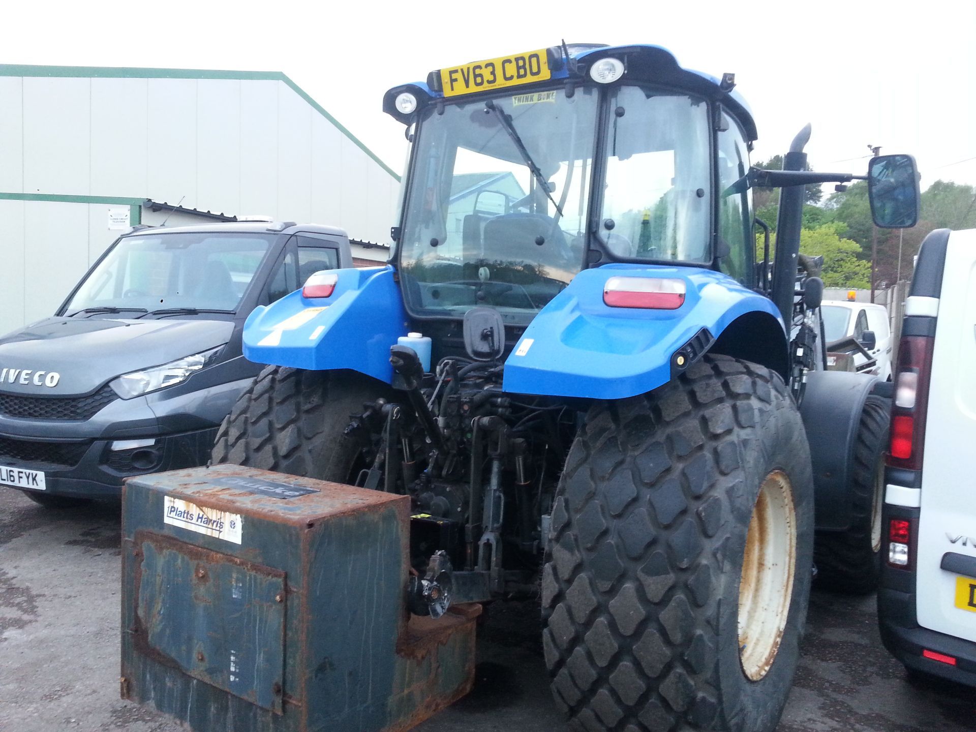 NEW HOLLAND T5.105 TRACTOR, 63 PLATE, 4WD, 6460 HOURS WARRANTED *PLUS VAT* - Image 2 of 5