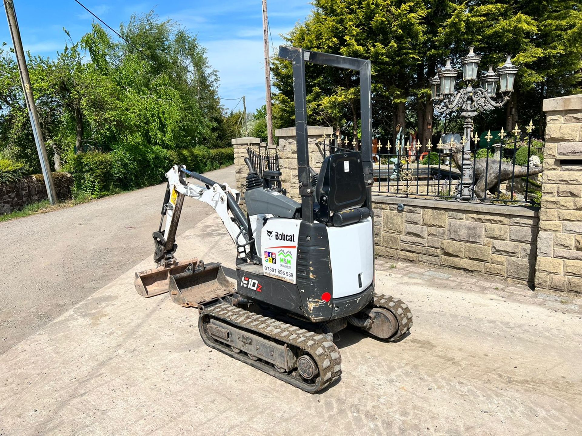 2020 Bobcat E10Z 1 Ton Mini Digger, Showing A Low 1127 Hours!X2 Buckets, Rubber Tracks "PLUS VAT" - Image 9 of 36