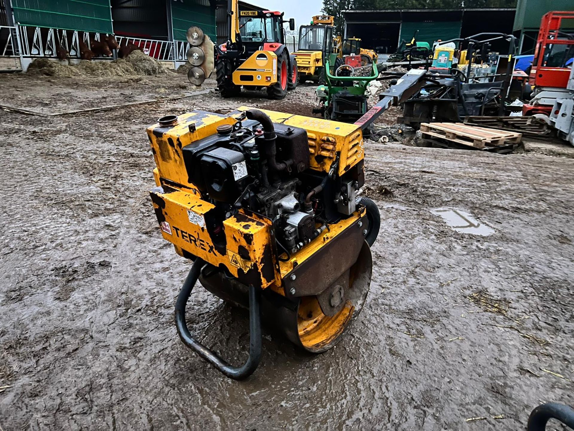 2015 TEREX MBR71 F/R DIESEL PEDESTRIAN SINGLE DRUM VIBRATING ROLLER, UNTESTED *PLUS VAT* - Image 5 of 11