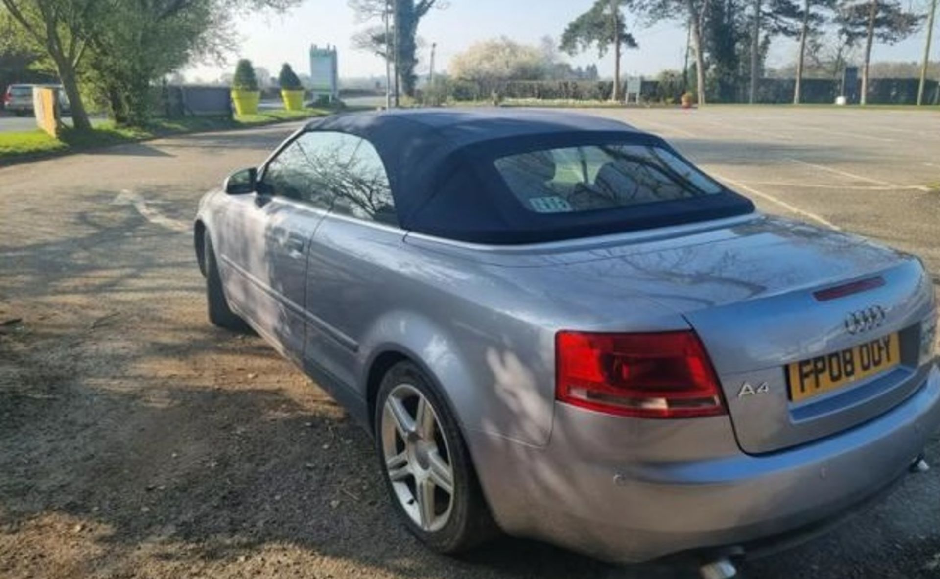 2008 AUDI A4 SPORT 2.0 TDI 140 SILVER CONVERTIBLE, 125K MILES *NO VAT* - Image 6 of 10