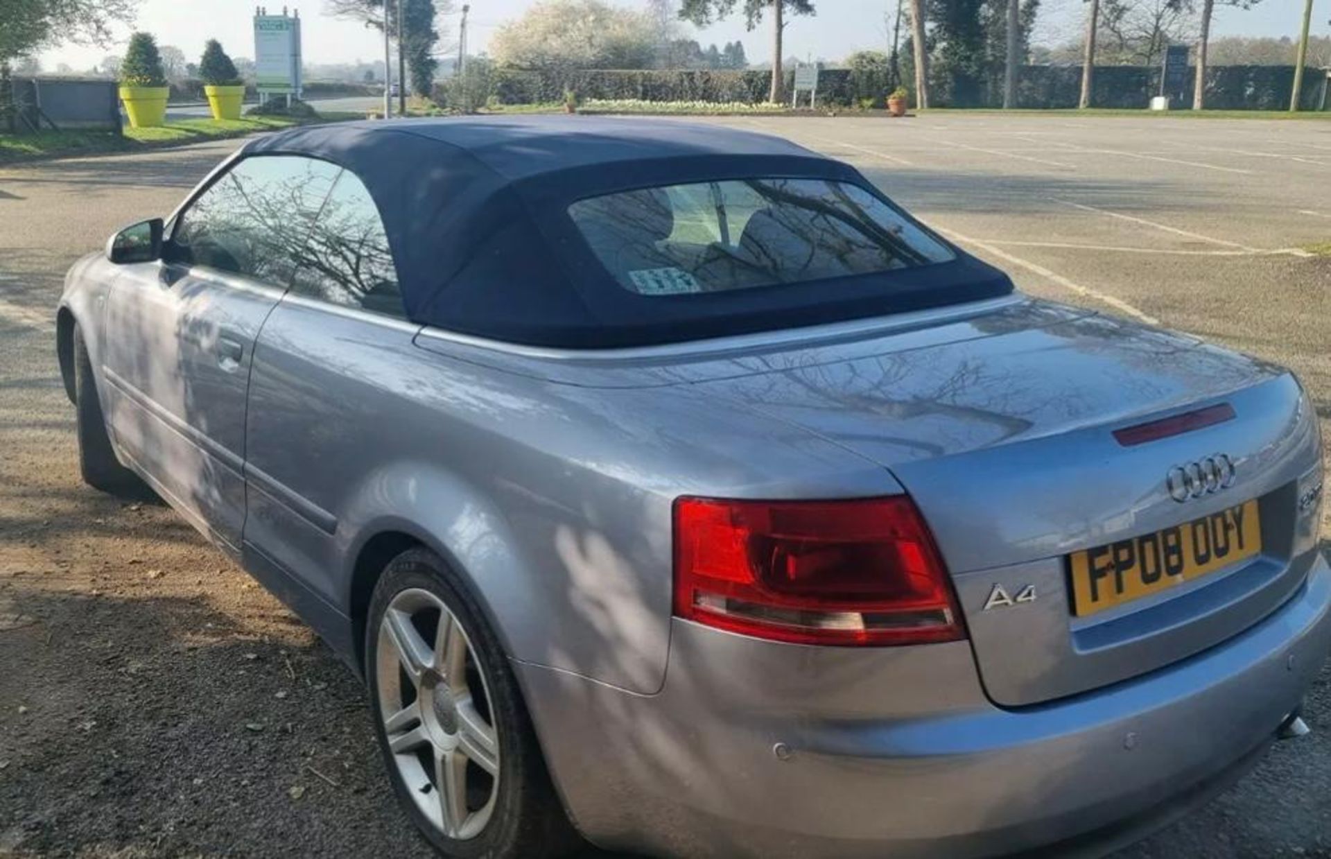 2008 AUDI A4 SPORT 2.0 TDI 140 SILVER CONVERTIBLE, 125K MILES *NO VAT* - Image 5 of 10