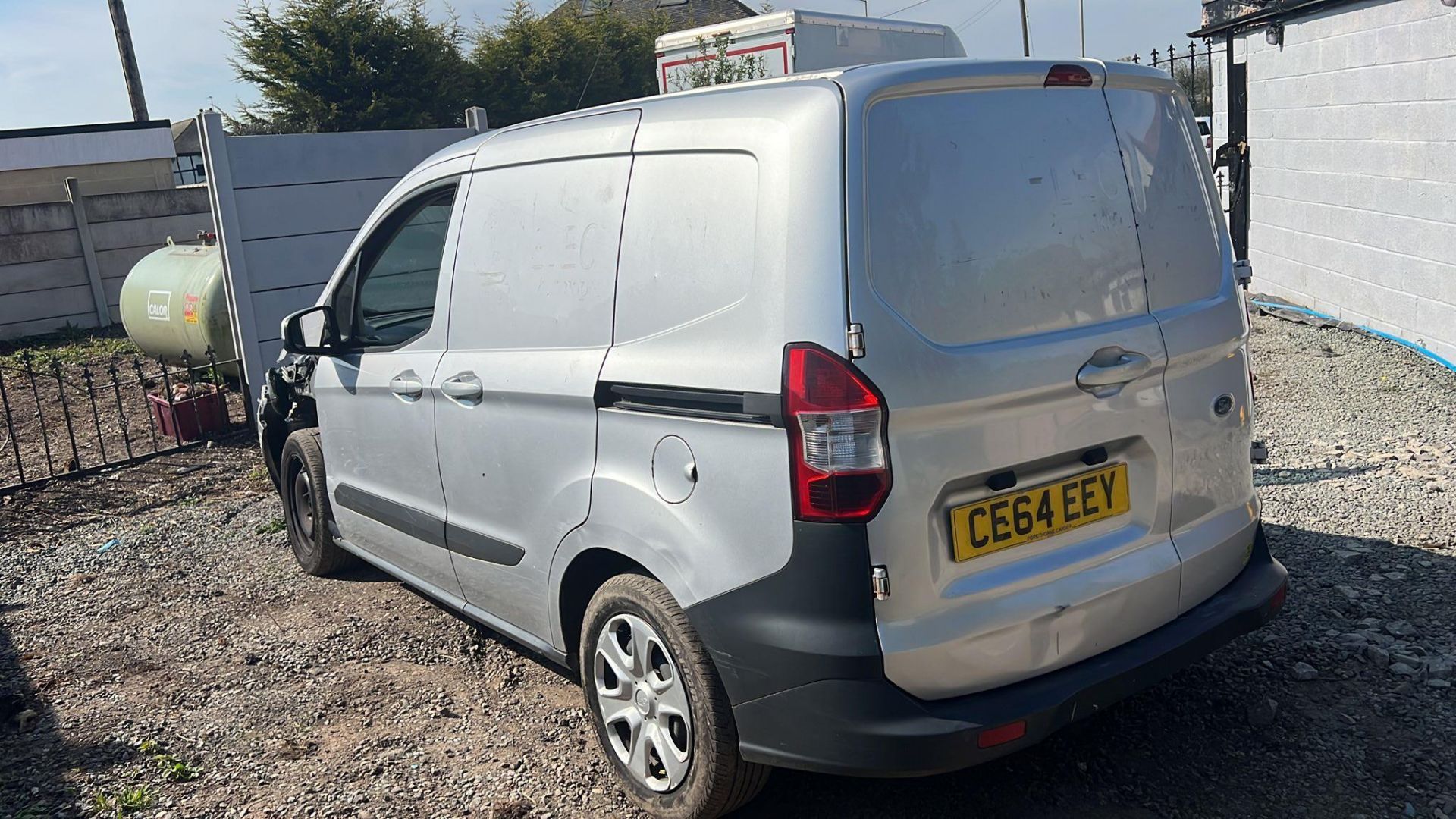 2014/64 FORD TRANSIT COURIER TREND TDCI SILVER PANEL VAN, 136,134 MILES *NO VAT* - Image 3 of 8