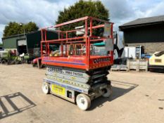 2008 Skyjack SJ4626 Electric Scissor Lift Drives And Lifts Good Set Of Batteries *PLUS VAT*