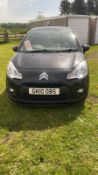 2010 CITROEN C3 VTR+ BLACK HATCHBACK, 89,565 miles, 1 key, logbook, NO VAT