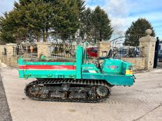 YANMAR C30R 3 TON TRACKED DUMPER, RUNS DRIVES AND TIPS, SHOWING A LOW 1587 HOURS *PLUS VAT*
