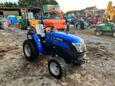 NEW AND UNUSED SOLIS 20 20hp 4WD COMPACT TRACTOR, SHOWING A LOW AND GENUINE 3 HOURS *PLUS VAT*