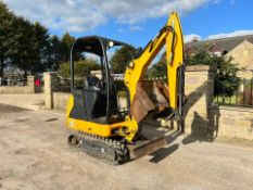 2017 JCB 8016 1.6 Ton Mini Digger, Runs Drives And Digs, X3 Buckets, Good Seat *PLUS VAT*