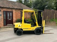 FORKLIFT HYSTER 3 TON CONTAINER SPEC,TRIPLE MAST, FREE LIFT, SIDE SHIFT, DIESEL *PLUS VAT*