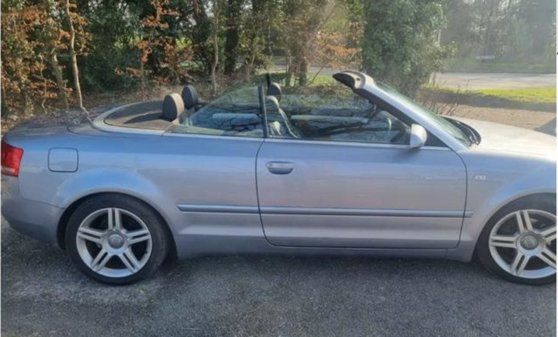 2008 AUDI A4 SPORT 2.0 TDI 140 SILVER CONVERTIBLE, 125K MILES *NO VAT* - Image 3 of 10