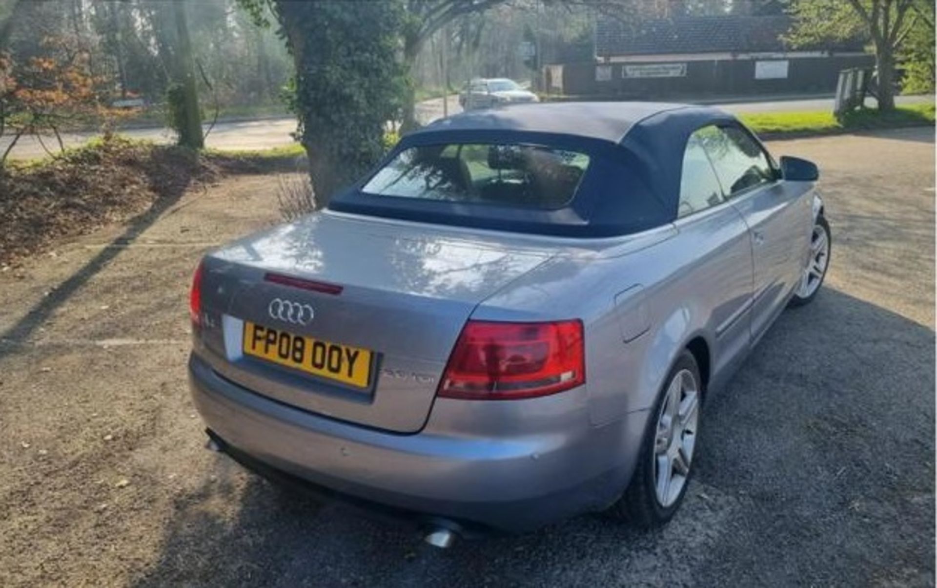 2008 AUDI A4 SPORT 2.0 TDI 140 SILVER CONVERTIBLE, 125K MILES *NO VAT* - Image 8 of 10