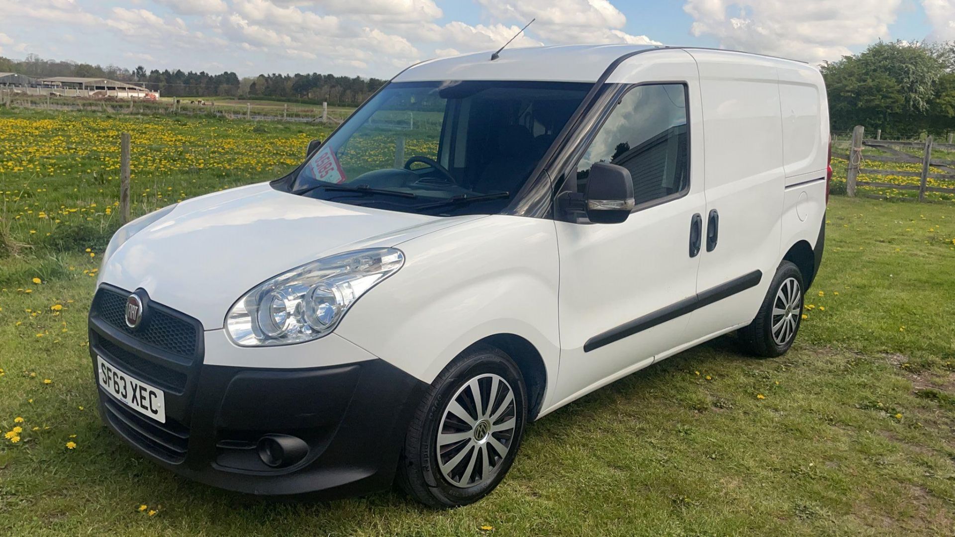 2013/63 FIAT DOBLO 16V MULTIJET SWB WHITE PANEL VAN, 111,847 MILES *NO VAT* - Image 4 of 13