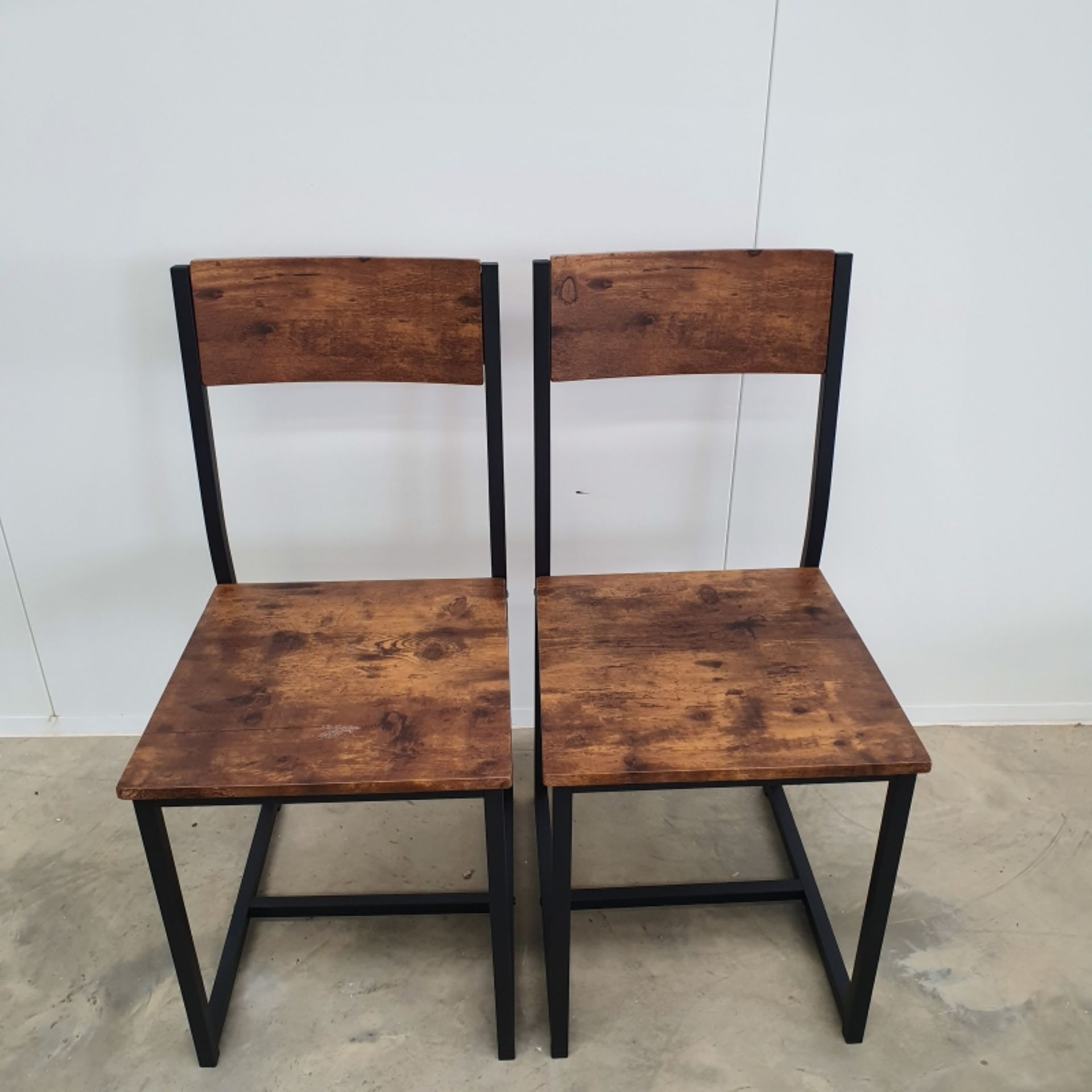 RUSTIC CHAIRS SET OF 2, RRP £120 *NO VAT*